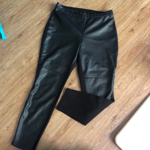 H by Halston Pants - Women’s Leather Leggings